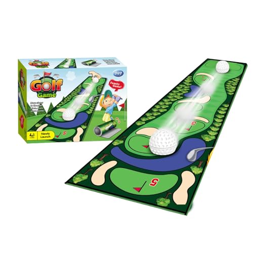 Aizuoni Tisch-Bowling, Tisch-Curling-Spiel,Kleine Tisch-Bowlingkugel - Lernfähiges Tisch-Golfspiel für Zuhause, kleines tragbares Tisch-Bowlingspiel für Kinder von Aizuoni