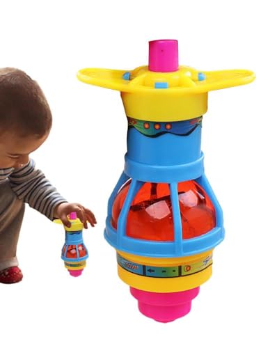 Aizuoni Tops Launchers | Spinner Top Launch with Led Light up Toy | Tops Launchers Flashing Toys for Kids, von Aizuoni