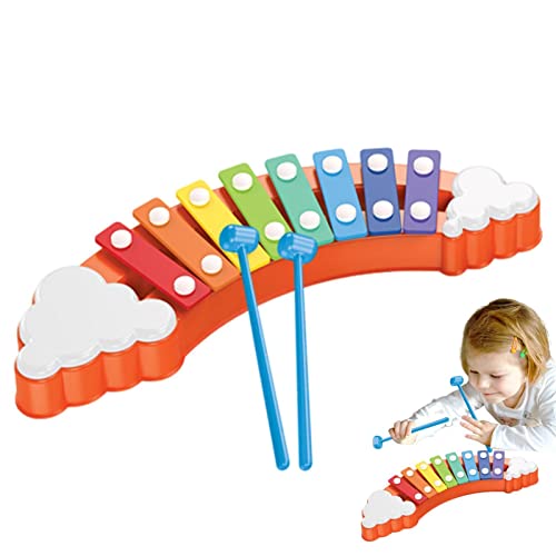 Aizuoni Xylophon-Spielzeug - Musikalisches Schlagspielzeug mit Xylophon aus Holz - Kinder Xylophon Musikinstrument Spielzeug pädagogisch für Geburtstag Weihnachten von Aizuoni