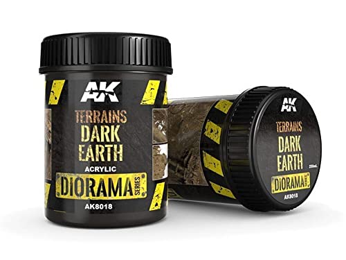 (AK8018) - AK Interactive Terrain 250ml - Dark Earth von AK Interactive