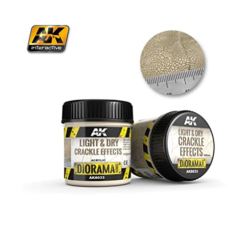 (AK8033) - AK Interactive - Light & Dry Crackle 100ml. von AK Interactive