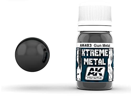 AK Interactive - 30ml Extreme Metal Paints - Gun Metal von AK Interactive