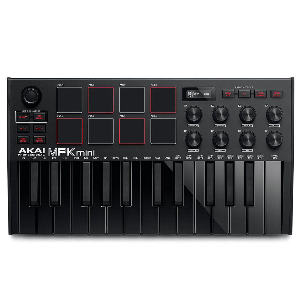 Akai MPK Mini MK3 Black Masterkeyboard von Akai