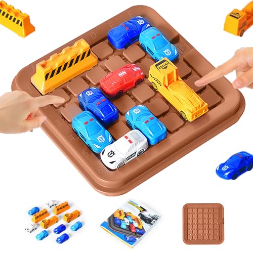 Logikspiel,Schiebespiel,Denkspiel,Knobelspiel,Geduldspiel,Denken Logik Puzzle Spiele Ab 6 7 8 9 10 Jahren, Brettspiele Kinderspielzeug Familienspiel Reisespiel Für Jungen Mädchen von Akayoo