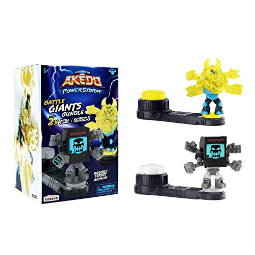Akedo Legends Powerstorm Riesenbox Duellbox mit 2 Riesenkriegern Thoraxis VS Screenshot 2.0 mit Doppelschuss Rüstung und 2 Controllern mit Knopf. Akedo Legends Powerstorm Riesenbox Duellbox mit 2 Riesenkriegern Thoraxis VS Screenshot 2.0 mit Doppelschuss Rüstung und 2 Controllern mit Knopf. von Akedo