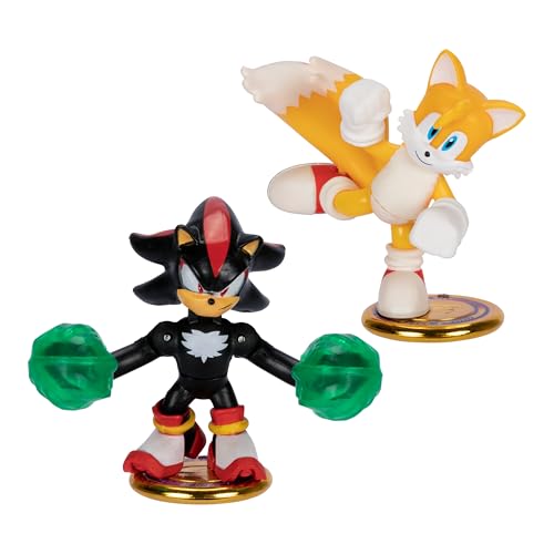 Akedo Sonic The Hedgehog Versus Pack with Tails and Shadow, Mini Collectable Battling Action Warriors, 5.7 cm Tall, Contains 2 Battle Controllers von Akedo