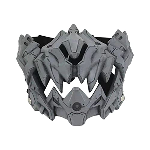 Vogel Punk japanischer Drache Gesichtsbedeckung Maskerade Cosplay Coole Maske, Kunststoff Halloween halbe Gesichtsbedeckung von Akemaio