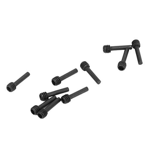 Akozon 10 Stück Stahl-Antriebswellen-Schraubstifte M4 X 13 Mm – Langlebiges Zubehör für RC-Auto-Reparaturteile, Ideal für Losi Baja Rey 1/10 RC-Auto von Akozon