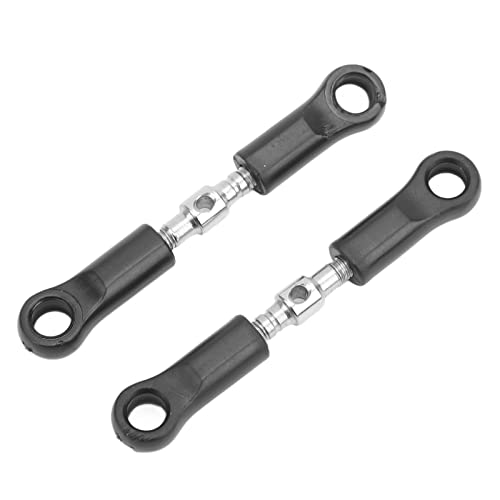 Akozon 2 Stücke RC Lenkung, Festigkeit Genaue 1/16 Camber Links füR SCY 16101 16102 16103 16201PRO R C Spurstange Einstellbare PA Stahl Hohe von Akozon