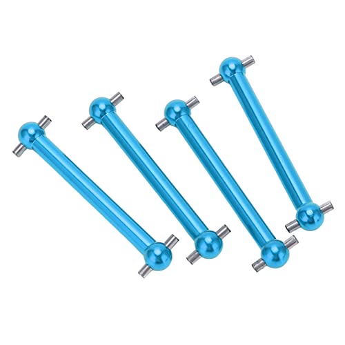 Akozon 4 Stück RC Metall, Hundeknochen füR TT02B 1 10 Auto-Upgrade-Teile R C Antriebswelle Vorne und Hinten ShaftRC (Blue) von Akozon