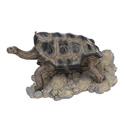 Akozon E Onal Schildkröten-Figur-Spielzeug – Lebendige Kunstharz-Simulations-Schildkrötenstatue, Spielzeug für Aquarium, Aquarium und Brunnendekoration von Akozon