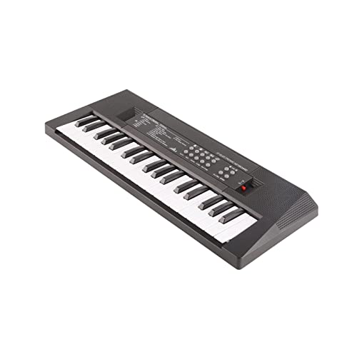 Akozon Electric Keyboard 37 Schlüsselklavier für Kinder - Tragbares Musikinstrument mit Mikrofon- und Aufnahmefunktion, 8 Töne, 6 Songs und Einstellbares Volumen von Akozon