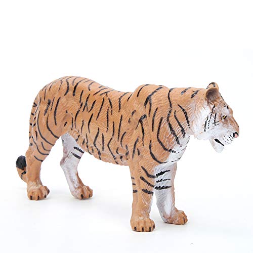 Akozon Große Emulationale Zootier-Tiger-Ornamente, Wilde Tierpuppe aus Kunststoff von Akozon