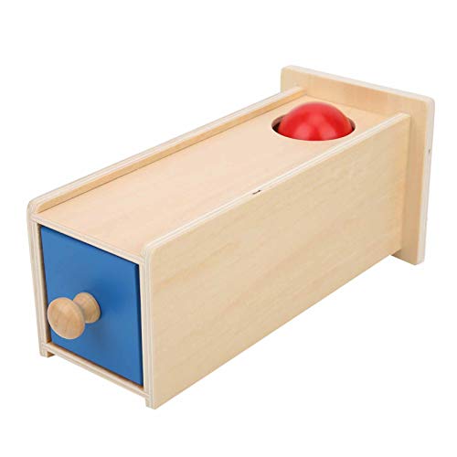 Akozon Imbucare Box, Bunte Baby-Holzballbox, aus Holz für (Kugelförmige rechteckige Schublade) von Akozon