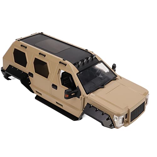 Akozon Karosserie, Shell1 10 Desert Yellow füR 1 RC R C Karosserie 324 Mm Radstand Starres Kunststoff-RC-Auto von Akozon