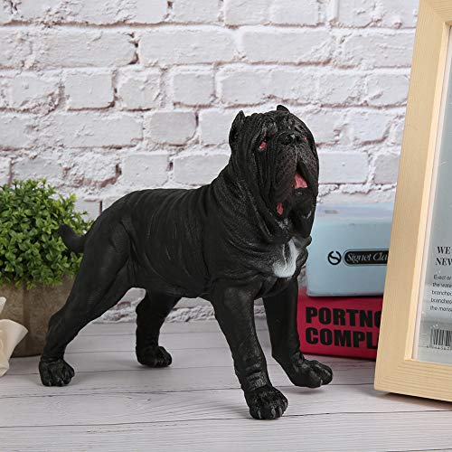 Akozon Kinderspielzeug-Tiermodell-Dekor – Neapolitanische Mastiff-Hundemodell-Simulationsminiatur – Ungiftiges Kunststoffmaterial – Lern-Wohnaccessoire von Akozon