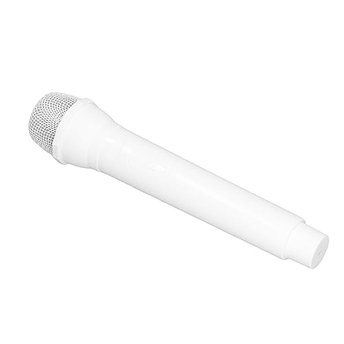 Akozon Mikrofon Modell Mikrofon Prop ABS Gefälschte Mikrofon Verbessern Anime Cosplay Praxis Bühne (White) von Akozon