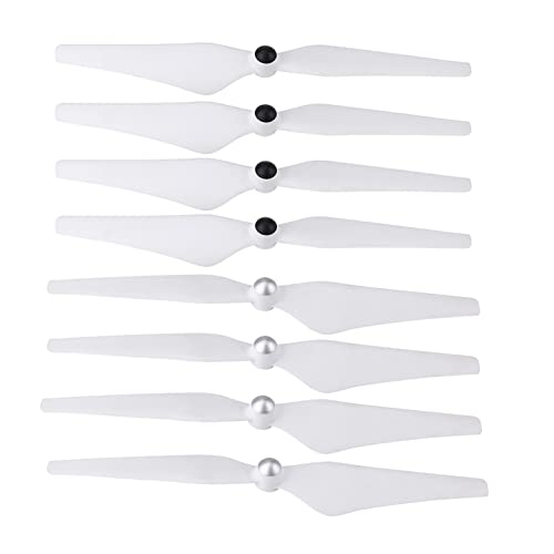 Akozon Selbstspannender Propeller Prop Ersatz 8 Teile/Satz CW CCW selbstsichernde Propeller für DJI Phantom 1/2/3/3PRO/FC40/E300 Standard Quadcopter, 4 x 9450 CW, Quadcopter Blade für 2/3 Auto von Akozon