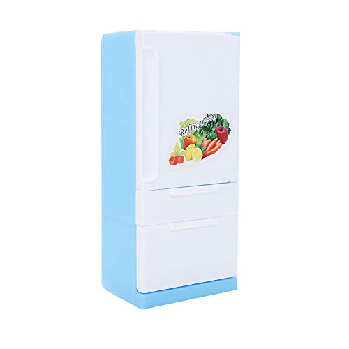 Mini-Kühlschrank für Simulationshausmöbel, Puppenkühlschrank, Spielzeugpuppen, Abgeleitetes Produkt von Akozon
