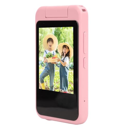 Touchscreen-Digitalkamera für mit MP3-Musikplayer und Spielefunktion, 1080P, 48 MP, 2,8-Zoll-IPS-Display (PINK) von Akozon