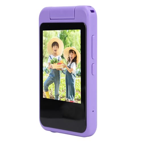 Touchscreen-Digitalkamera für mit MP3-Musikplayer und Spielefunktion, 1080P, 48 MP, 2,8-Zoll-IPS-Display (Purple) von Akozon