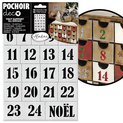 Deko-Tasche, Adventskalender von Aladine