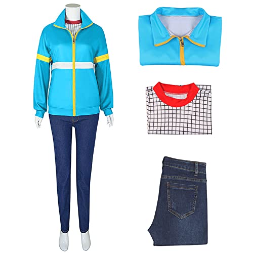 Alaiyaky Eleven Cosplay Dress Stranger Eleven Outfit, Max Mayfield Kostüm Damen Outfit Halloween Anzug Themen Party Outfit (XL, Max Mayfield) von Alaiyaky