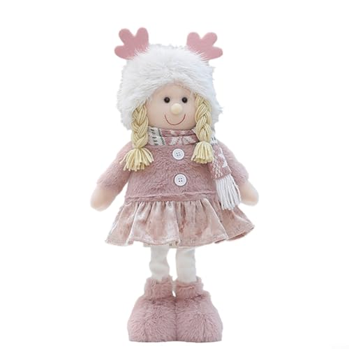 Alanmoship Entzückende Plüschpuppe für Babys, Mädchen, kuschelige Ragdoll-Puppe, entzückende weiche Puppen für Weihnachtsdekoration (XT54003B) von Alanmoship