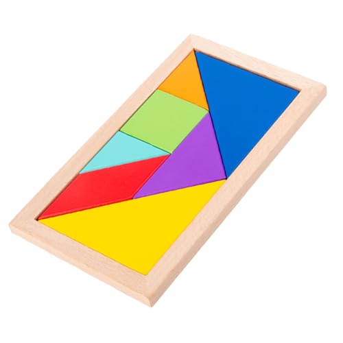 1 Satz Holzpuzzle für rätselbuch kinderpuzzle laubsäge Pädagogisches Puzzle- für Puzzle- aus Holz Hölzern Colorful Alasum von Alasum