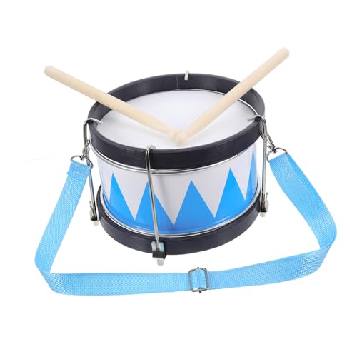 1 Satz Kleine Trommel Schlagzeug Trommel Kinder Musical Musikalisches Spielzeug Instrument Percussion-Snare-Drum Bildungsspielzeug Metalltrommel Snare-Drum-kit Holz Blue Alasum von Alasum