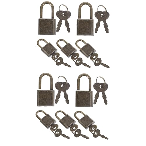 Alasum 10sätze Kleine Schatztruhe Vorhängeschlösser Mit Schlüssel Antike Spielzeug Schloss Für Junge Mädchen Für Schatzkisten Schmuckkästchen Und Aufbewahrung Robuste Und Alasum 10sätze Kleine Schatztruhe Vorhängeschlösser Mit Schlüssel Antike Spielzeug Schloss Für Junge Mädchen Für Schatzkisten Schmuckkästchen Und Aufbewahrung Robuste Und von Alasum