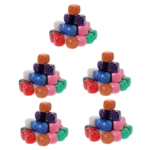 Alasum 120 STK Leere Würfel farbwürfel Colour Cube spielwürfel dice Set spielewürfel Zubehör für die Würfelherstellung aufblasbare Würfel Würfelspiel Partyzubehör Geschichtenwürfel Acryl von Alasum