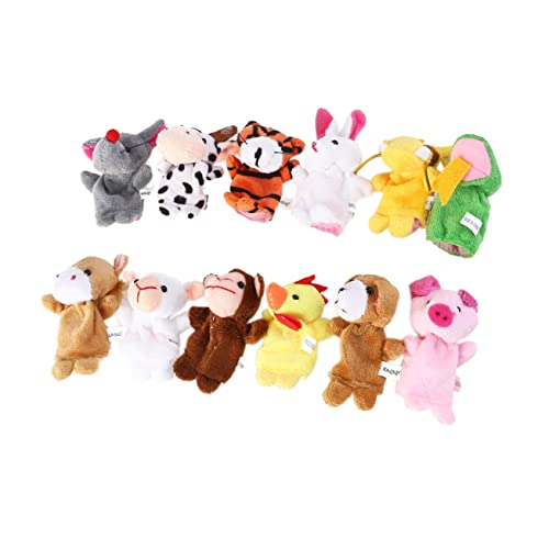 36 STK Fingerpuppe Pinata-Füller Puppen Geschichte Marionetten Kleinkindspielzeug Mini-Tierspielzeug kinderpuppe Animals Toy tragbares Fingerspielzeug tragbare Spielfiguren Stoff Alasum von Alasum