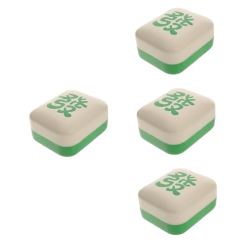 4 Stück Würfeltischdekoration Spielzeug für Kinder kinderspielzeug Children Toys Mahjong-Party jucarii pentru copii Kinder drücken Mahjong Stressbälle für Erwachsene Schwamm Alasum von Alasum