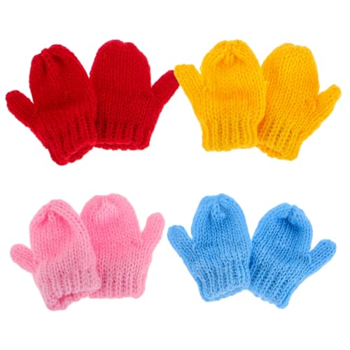 8 Stück Kleidung Puppenhandschuhe Mini-Ornamente Handschuhe zur Herstellung von Puppen Handschuhe Strickhandschuh Zylinderhut für Weinflasche Garn Alasum 8 Stück Kleidung Puppenhandschuhe Mini-Ornamente Handschuhe zur Herstellung von Puppen Handschuhe Strickhandschuh Zylinderhut für Weinflasche Garn Alasum von Alasum