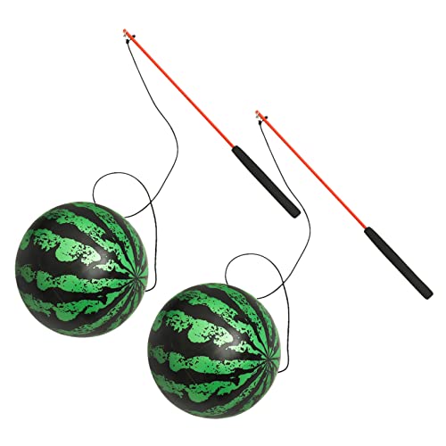 Alasum 1 Paar Gymnastikball fitnessball gynastikball kinderball Wurfball slingbungee hüpfendes Ballspielzeug Kind wirft Ballspielzeug Sport-Hüpfball Trainingsball Trainingsgerät PVC von Alasum