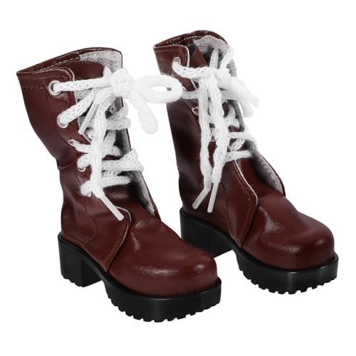 Alasum 1 Paar Miniatur-puppenschuhe, Puppenstiefel, Puppen-Schuh-Spielzeug, Puppen-anziehschuhe Für Kinder von Alasum