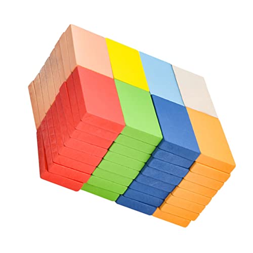 Alasum 1 Satz 80 Stück Domino für kinderspielzeug Intelligenzförderndes funnytoys Safe Toy Kind blockiert -Kit für die Früherziehung hölzern von Alasum