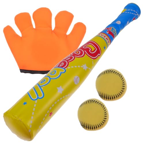 Alasum Verspieltes Baseball-Spielzeug-Set Baseball-Spielzeug Für Kinder Eva-Soft-Baseball-Set Schläger Und Bälle Zum Spielen Im Freien Baseball-Spielzeug Für Kinder Zufälliger Stil von Alasum