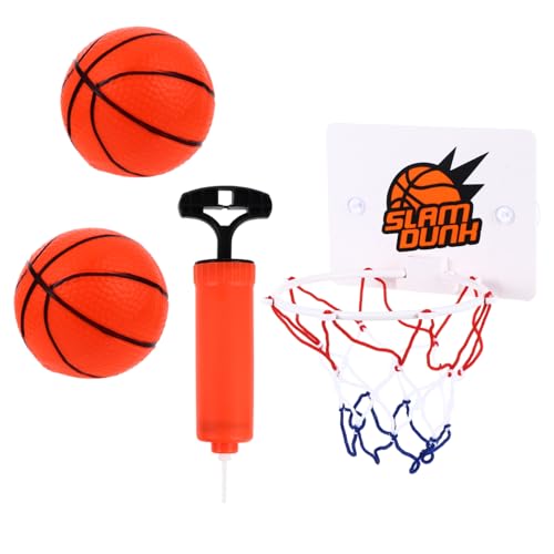 Alasum 1 Satz Basketball-Übungsspielzeug Basketballkorb Indoor für Kinder Kinderspielzeug basketballspiel für Kinder Mini Basketball Set Mini-Basketballbretter Indoor-Spielzeug Gummi von Alasum