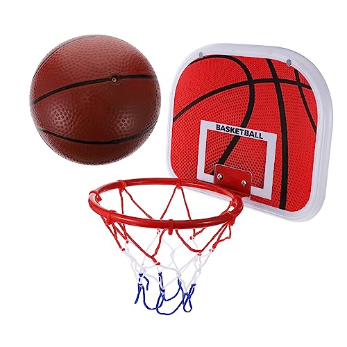 Alasum 1 Satz Basketballständer für Kinder Basketballbrett Schießsportbedarf Basketballkorb für Kinder Basketballkorb für draußen basketballspiel für Kinder Spielzeug Eisenplatte rot von Alasum