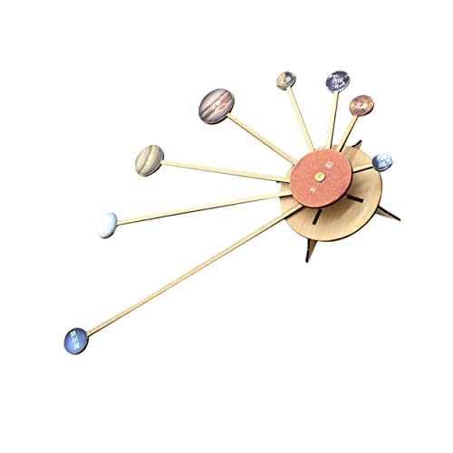 Alasum 1 Satz Bausatz DIY-wissenschaftsexperiment Sonnensystemmodell Für Kinder Planetenspielzeug des Sonnensystems Spielzeug Für Das Sonnensystem Solarsystem Spielzeug Hölzern von Alasum