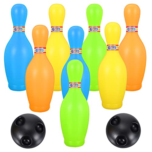 Alasum 1 Satz Bowlingkugel Bowling Set kegelspiel Bowling Spielset Set kinderspielzeug Bowling- Bowlingspielzeug Plastik von Alasum