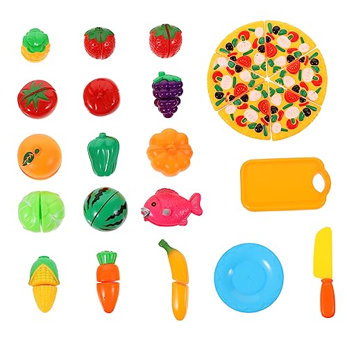 Alasum 1 Satz Chichele- Kinderspielzeug Arbeiten bündeln Kleinkindkrone Bausätze geschirrset kinderküche Kitchen Set for Simulationsfruchtspielzeug küche spielset Plastik von Alasum