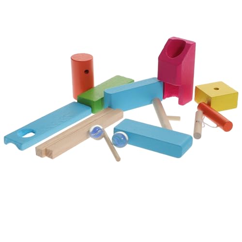 Alasum 1 Satz Domino-mechanismus Domino-bausteine Kinderspielzeug Kind Blockiert Spielzeug-kit Zug Spielzeug Domino Standardblöcke Spielzeug Kind Dominosteine ​​Spielzeug Domino-Zug Holz von Alasum