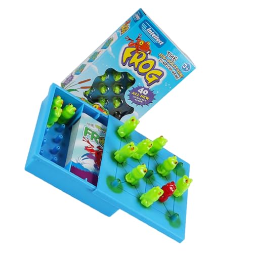 Alasum 1 Satz Frosch Dame Kleinkindspielzeug logisches Brettspiel Spielzeug für Kinder kinderspielzeug Reisespielzeug für Kleinkinder Kinder Lernen Spielzeug Spiel Schachbrett Spielzeug von Alasum