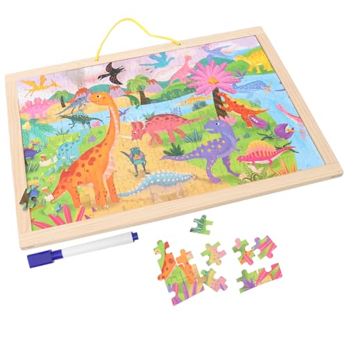 Alasum 1 Satz Holzpuzzles Für Kinder Entwicklungsspielzeug Für Kinder Im Vorschulalter Lernaktivitäten Tierformpuzzles Zeichnungspuzzlebrett Montessori Tierpuzzle von Alasum