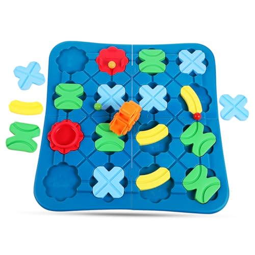 Alasum Kleinkind 1-3 Jahre Alt Auto Track Spielzeug Vorschule Logik Bausteine ​​Kindergarten Puzzle Spiel Pädagogisches Spielzeug-Set von Alasum