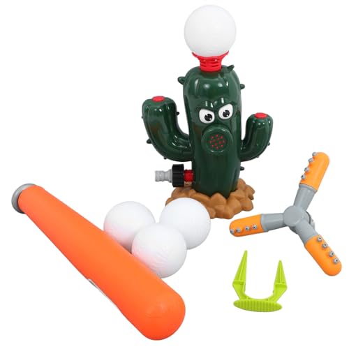 Alasum 1 Satz Kaktus-Spritzspielzeug Wasserspielzeug Baseball Spielzeug Wassersprühspielzeug Badezimmerspielzeug Kinder Sprinkler badewannenspielzeug Sommerspielset für Kinder Abs Green von Alasum