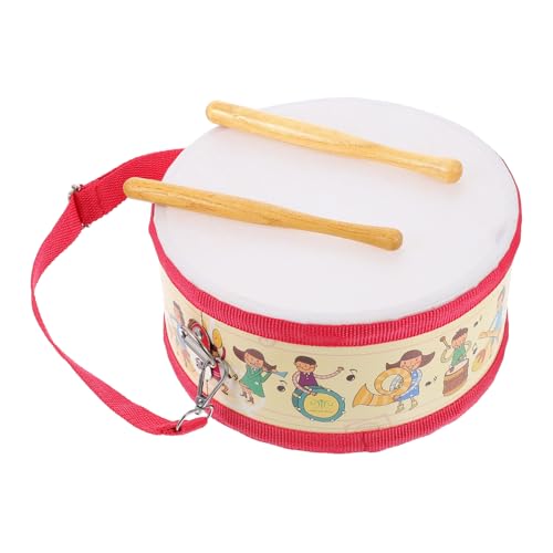 Alasum 1 Satz Kinder Snare Drum Vorschulmusikspielzeug Doppelseitige Trommel Babytrommeln Spielzeug Musikalische Kleinkinder Doppelseitige Trommel Kinderspielzeug Buntes Trommelspielzeug von Alasum